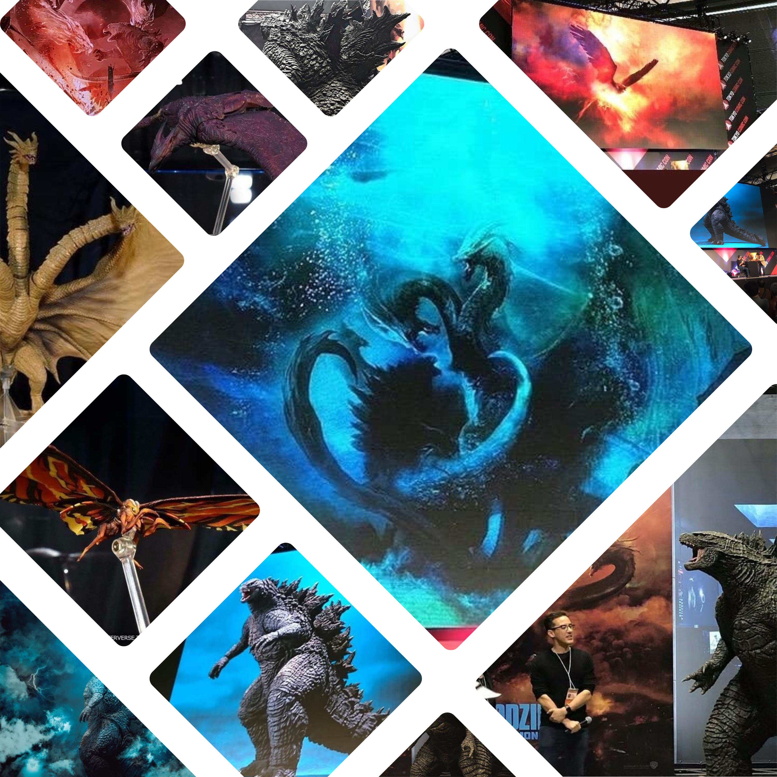 GODZILLA, GHIDORAH, MOTHRA, and RODAN Crash TOKYO COMIC CON: Full KOTM Designs Revealed!