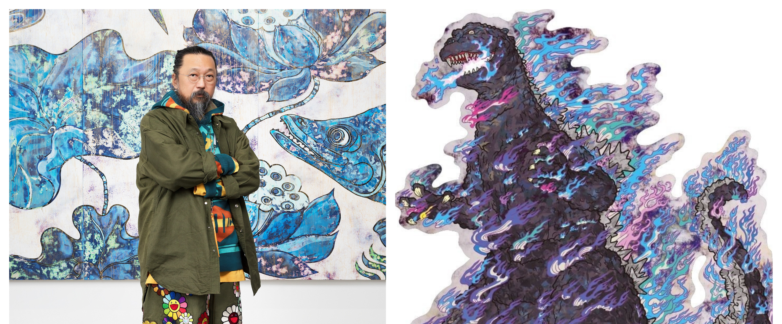 [Press] Takashi Murakami Creates Monstrous Original Artwork to Celebrate Godzilla’s 65th Anniversary