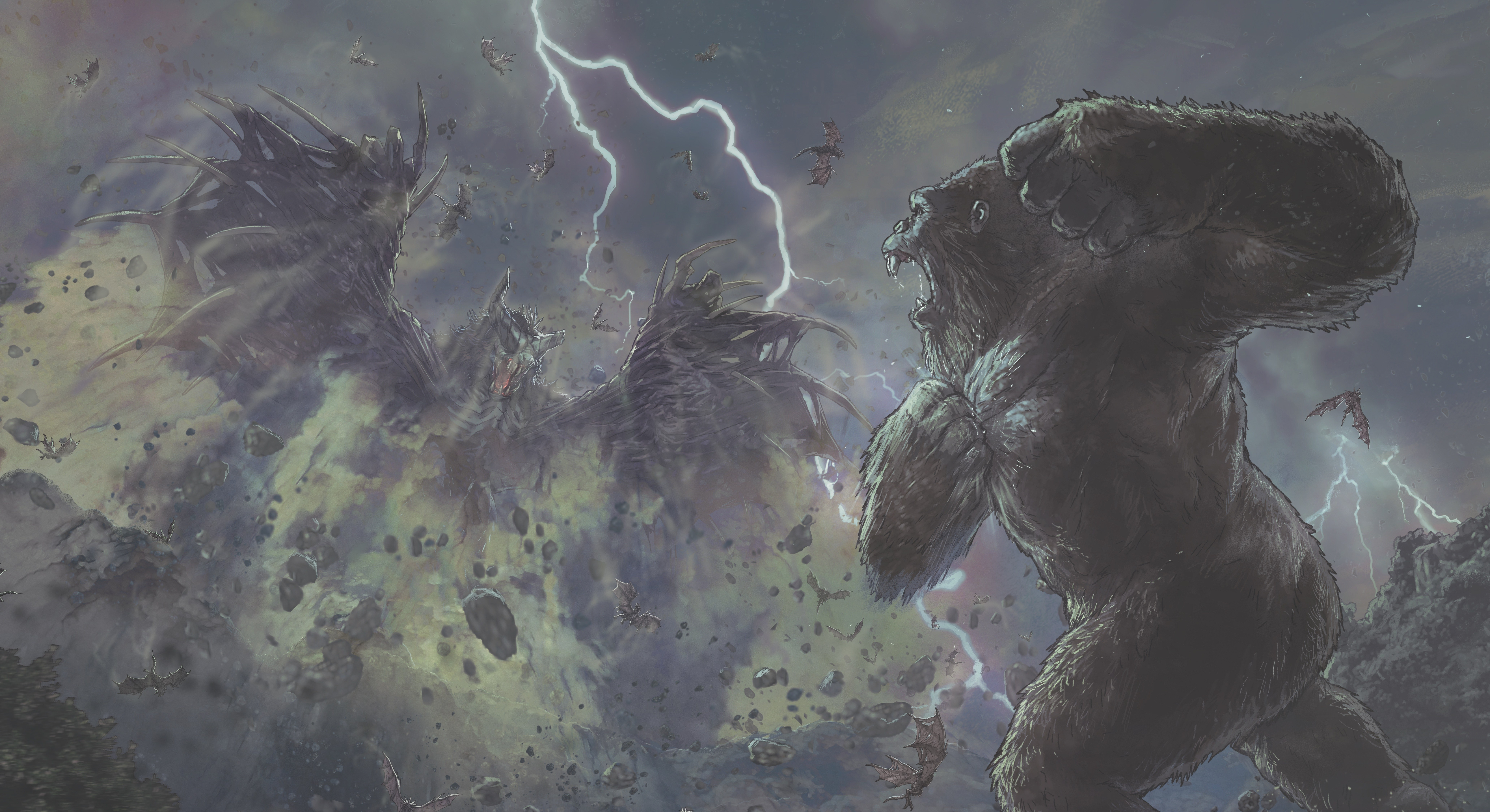 EXCLUSIVE First Look Inside ‘Godzilla vs Kong’ Prequel Graphic Novels: ‘Godzilla Dominion’ and ‘Kingdom Kong’!