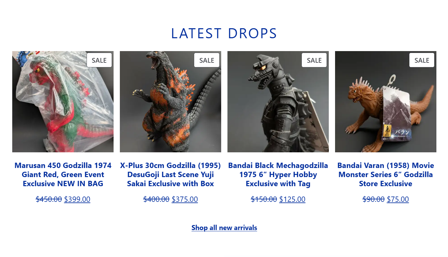 Rare Godzilla Bandai, X-Plus, and Marusan Exclusives Hit Skreeonk Shop!